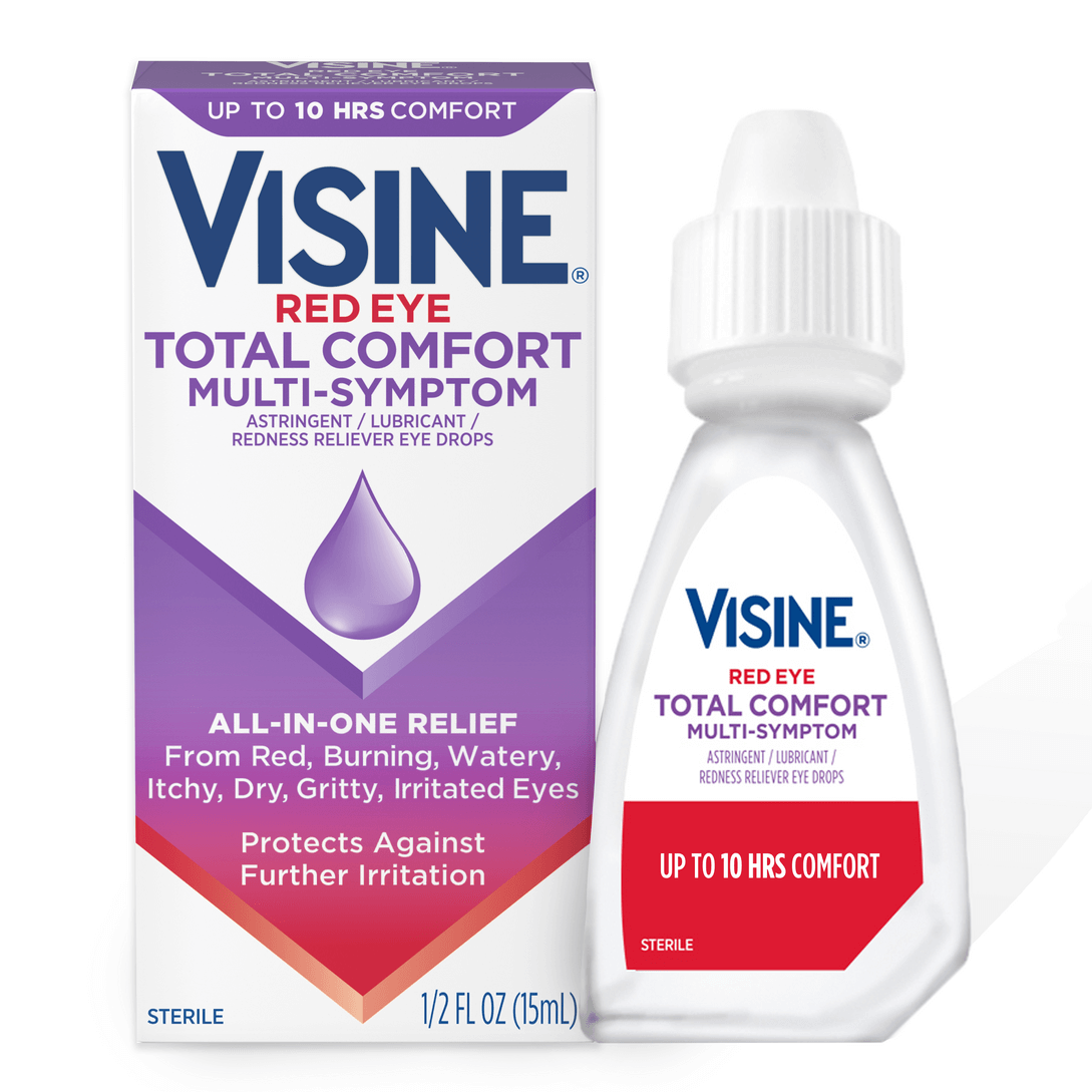VISINE® Red Eye Total Comfort Eye Drops | VISINE®